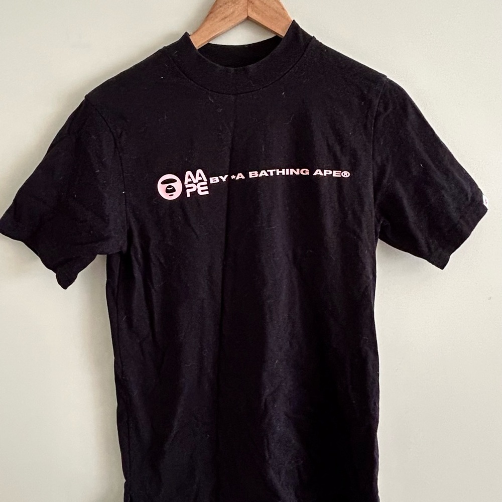 AAPE by Bathing Ape Black + Pink T-shirt